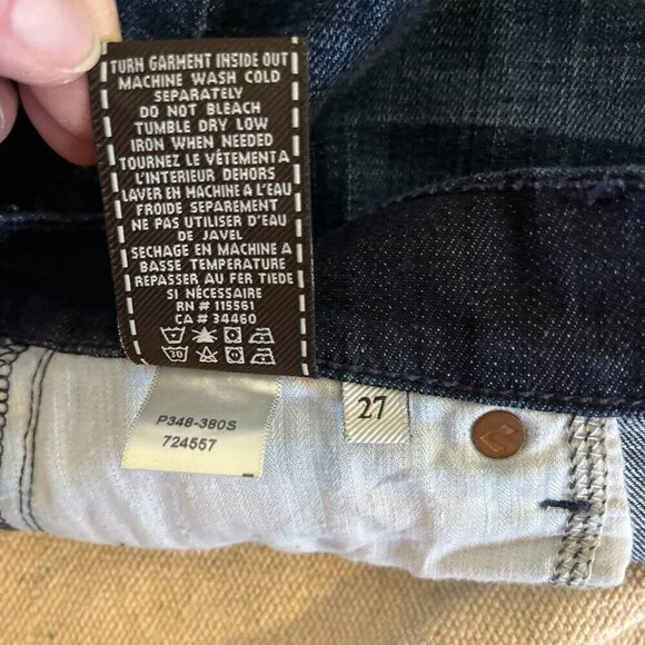 7 For All Man Kind Woman's Dojo Summer Denim Capri - Picture 8 of 8